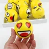 6Pcs/lot 6.3cm Smile Face Foam Ball Squeeze Stress Ball Outdoor Sports Relief Toy Hand Wrist Exercise PU Toy Balls For Children 5