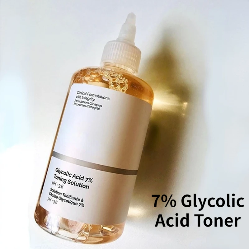 

Glycolic Acid Exfoliating Fruit Acid Toner 7% Moisturizing Control Oil Gentle Treatment Acne Ordinary Fruit Acid Facial 240ml