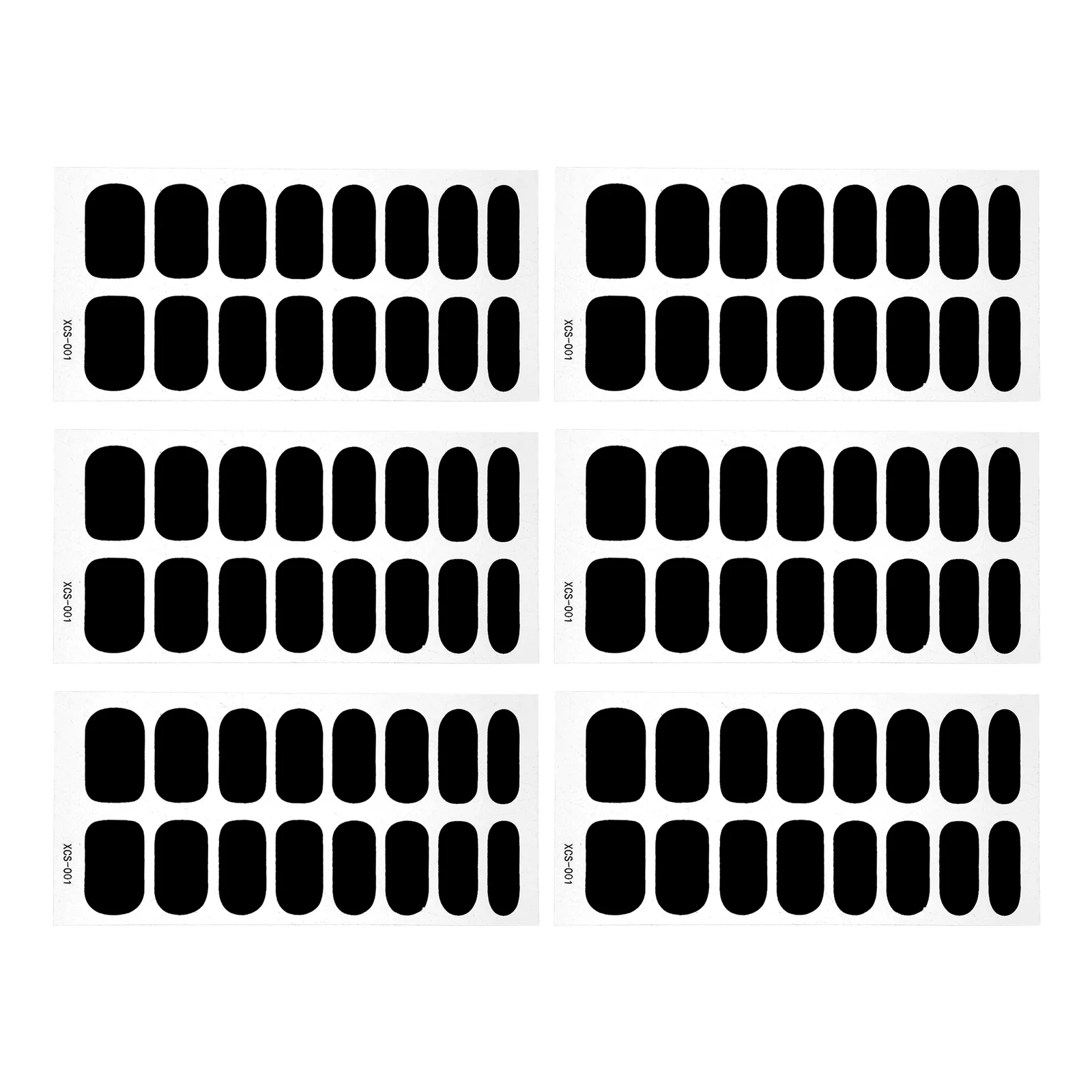 

6 Sheets Nail Sticker Nail Polish Decals Women Nail Polish Strips