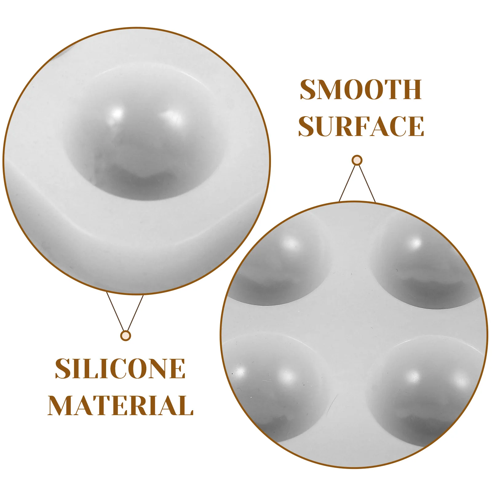 Six Holes Silicone Palette Watercolor Palette Empty Detailed Craftsmanship Reusable Long Life Small Pigment Easy Cleaning