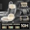 600LBS Large Heavy Duty Office Chair with 5D Flip Arms, Big and Tall Office Chair with Pocket Spring Cushion, Extra Wide Desk Ch 5