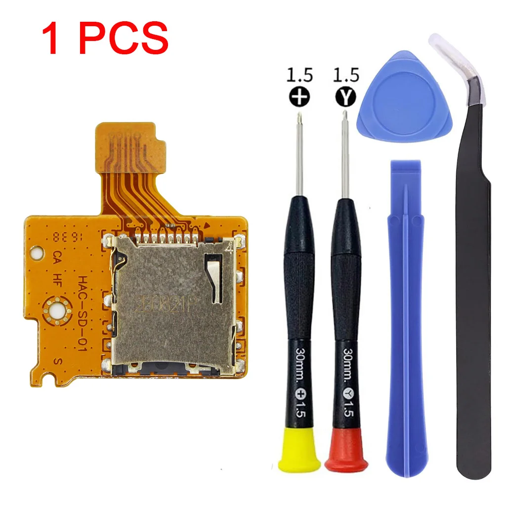 Reemplazo del lector de tarjetas Micro SD para Nintendo Switch HAC-SD-01, placa lectora con ranura para tarjeta de memoria TF para consola NS