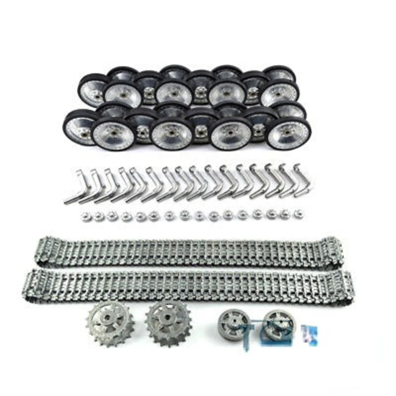 

HENG LONG 1/16 RC Tank German Cheetah 3869 Panther G 3879 Metal Tracks Wheels THZH0153-SMT4