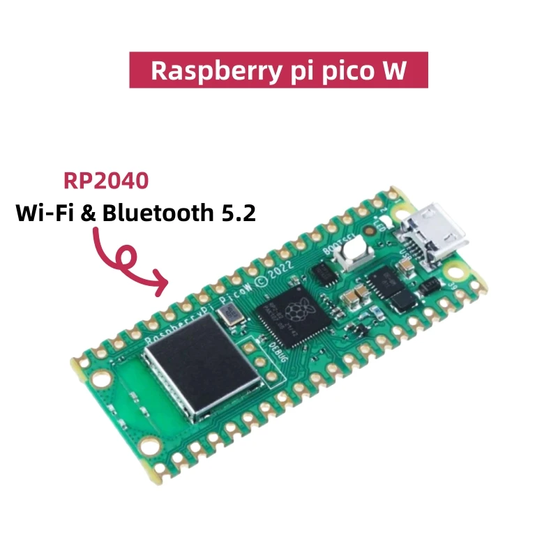 Binghe Rasp-Pi Pico 2 Scheda Di Sviluppo RP2350 - Dual Core ARM E RISC-V 150MHz, 520KB RAM, 4MB Flash, MicroPython - copertina