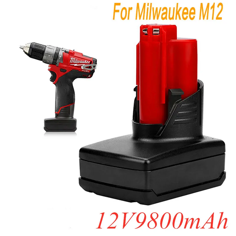 

Batterie de secours au Lithium-ion pour Milwaukee, 12v, 100%12000 mAh, pour outils électriques, L10, nouveau,