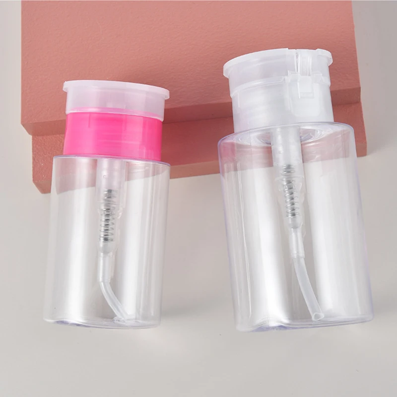 100/200ML Transparent Soap Empty Pump Bottle Gel Shampoo Toner Dispenser Portable Liquid Storage Container Bathroom Accessories