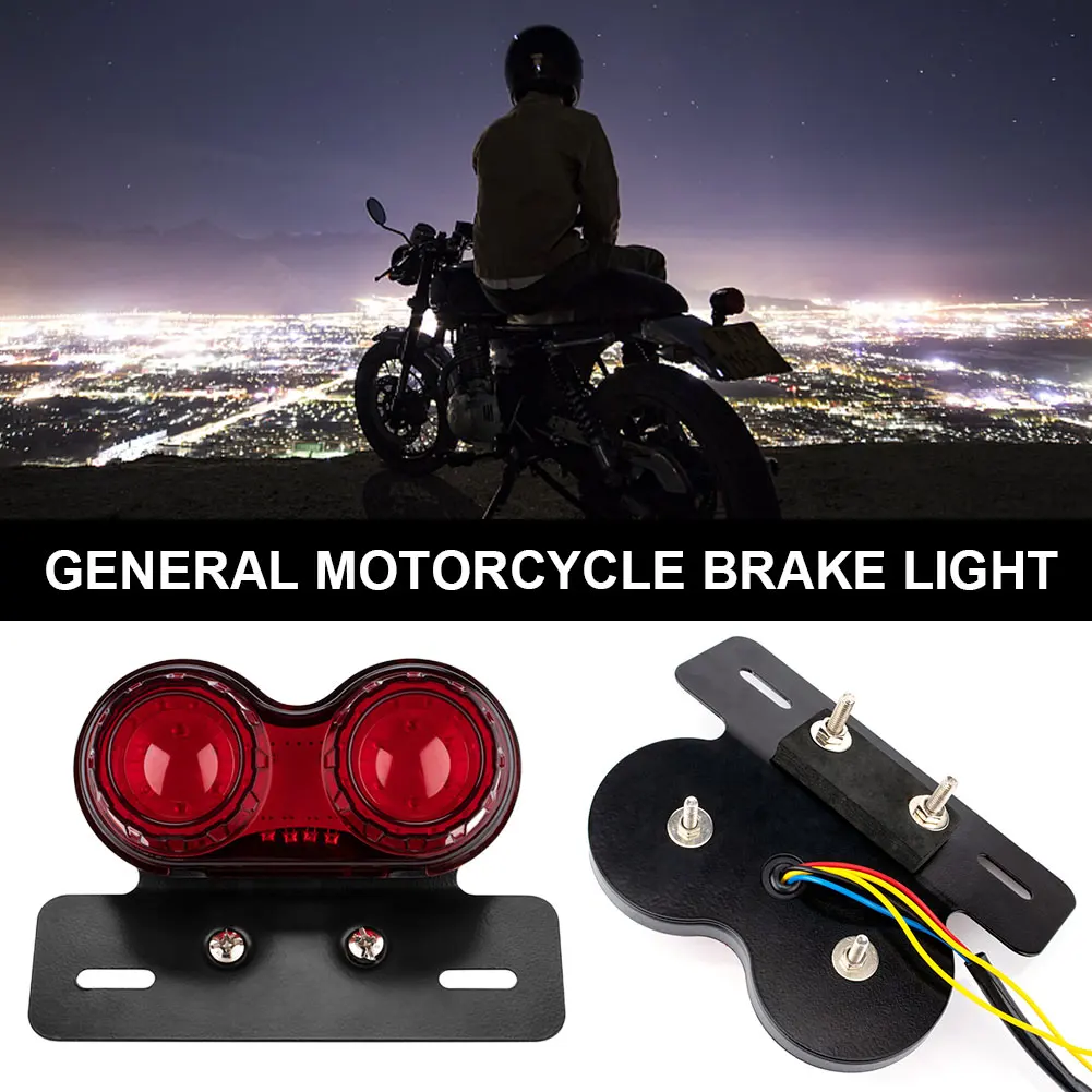 12V Universal Motorcycle Rear Lights LED Motorcycle Brake Tail Light