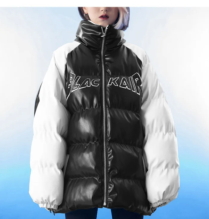 Wing Cute Parkas Harajuku Winter Down Jacket Angel Zip Up Coat Oversize Streetwear 2022 Men Women Outwear Fashion Clothing mens parka coats