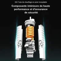 Briwellna robinet électrique avec bec universel chauffe-eau 220V robinet de chauffage chauffe-eau instantané robinet en acier inoxydable Geyser 3