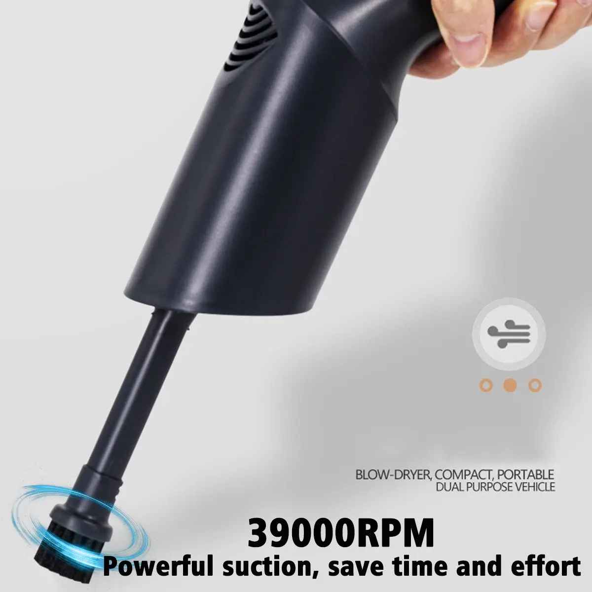 39000RPM ޴ USB   ûұ ǳ  ǳ, LED  Ŭ 2500mAh ڵ   ûұ