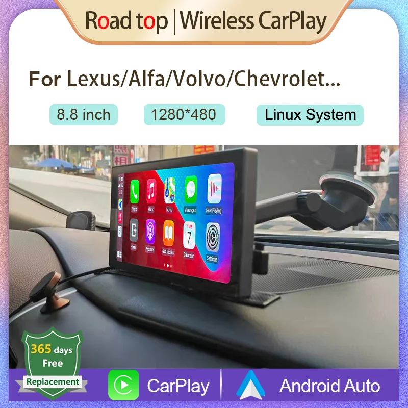 8.8“ Linux Tohch Screen With Apple Wireless Carplay For Lexus Alfa