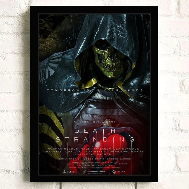thumbnail image 1 of Póster del juego Death Stranding, cómics, arte de pared de calidad, pintura impresa en lienzo, póster para bar, cafetería, habitación, imágenes, cuadros, decoración del hogar, 1 of 5