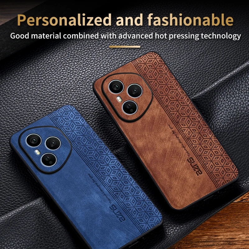 Luxury PU Leather Shockproof Soft Back Phone Case