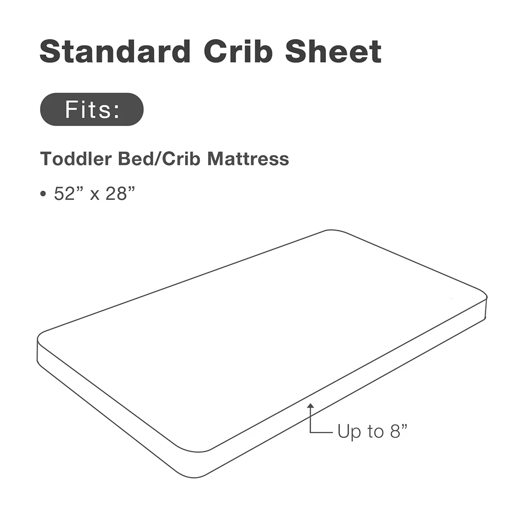 2 Pack Microfiber Fitted Crib Sheets For Baby Cozy Soft Solid Color Toddler Bed Sheets For Standard Crib And Toddler Mattresses