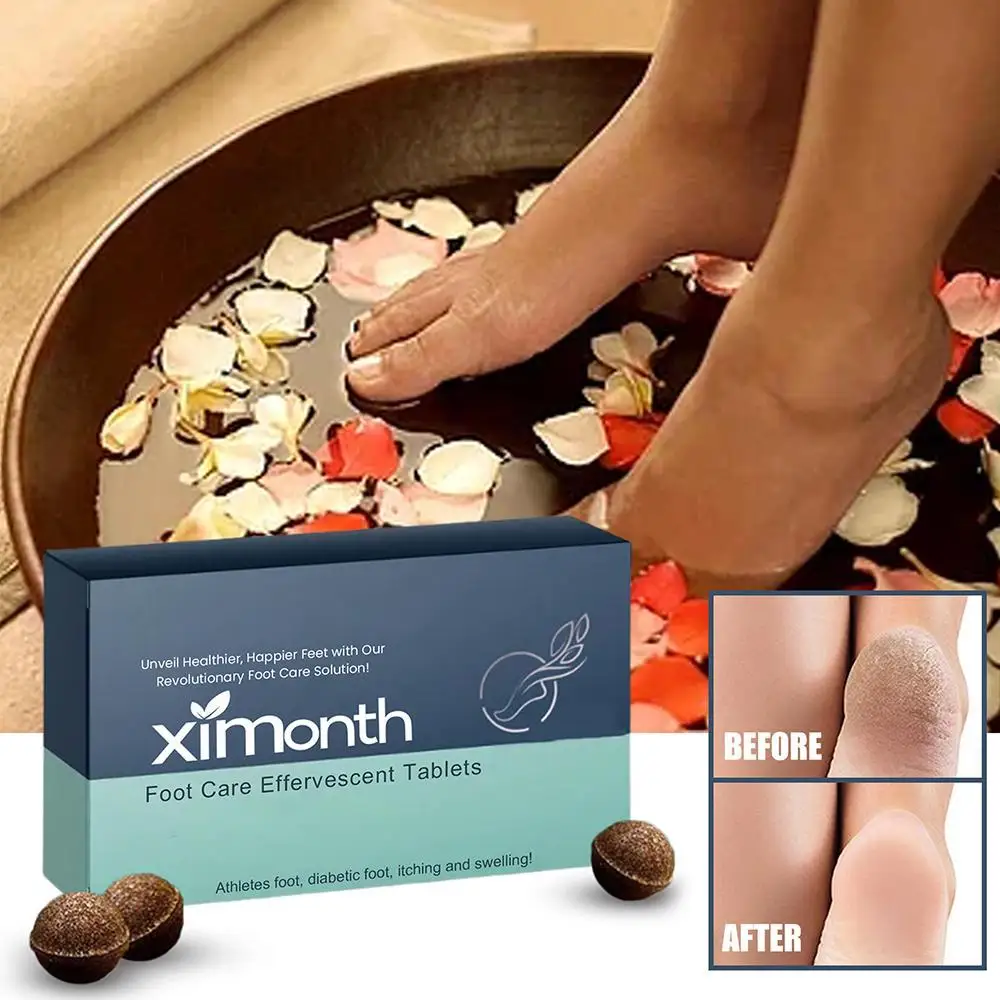 10pcs Soak Foot Bath Tablets Natural Herb Foot Bath Health Care Skin Feet Effervescent Pills For Relaxing Detox Health Care