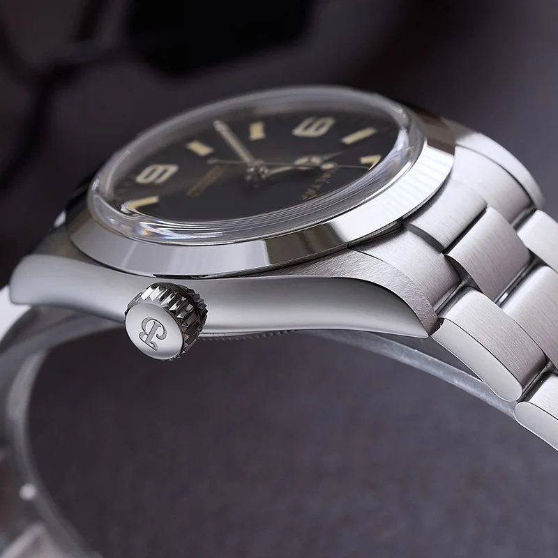 Baltany Explorer Homage 39MM Vintage Watches S4035 Stainless Steel