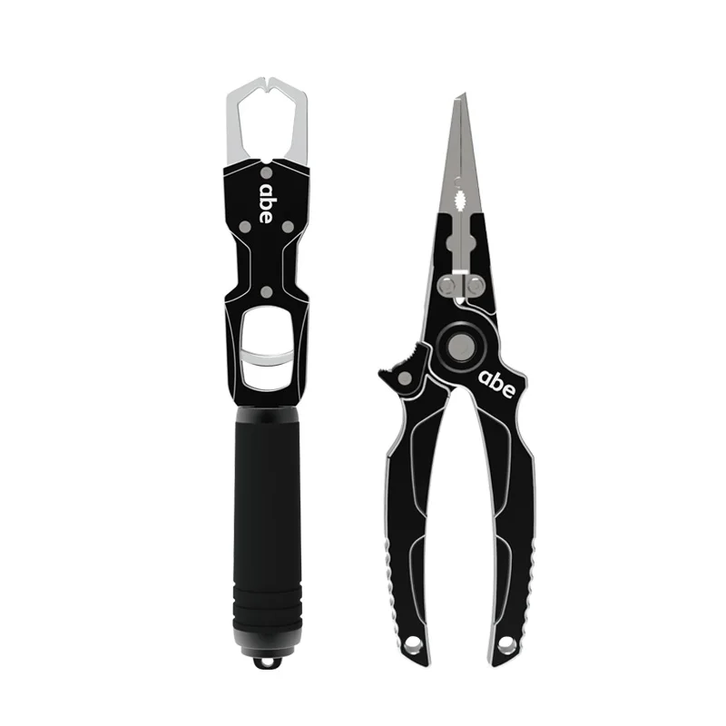 Pince pêche aluminium ABE 26kg - Gripper multi-fonctions coupe-ligne et dégorgeoir