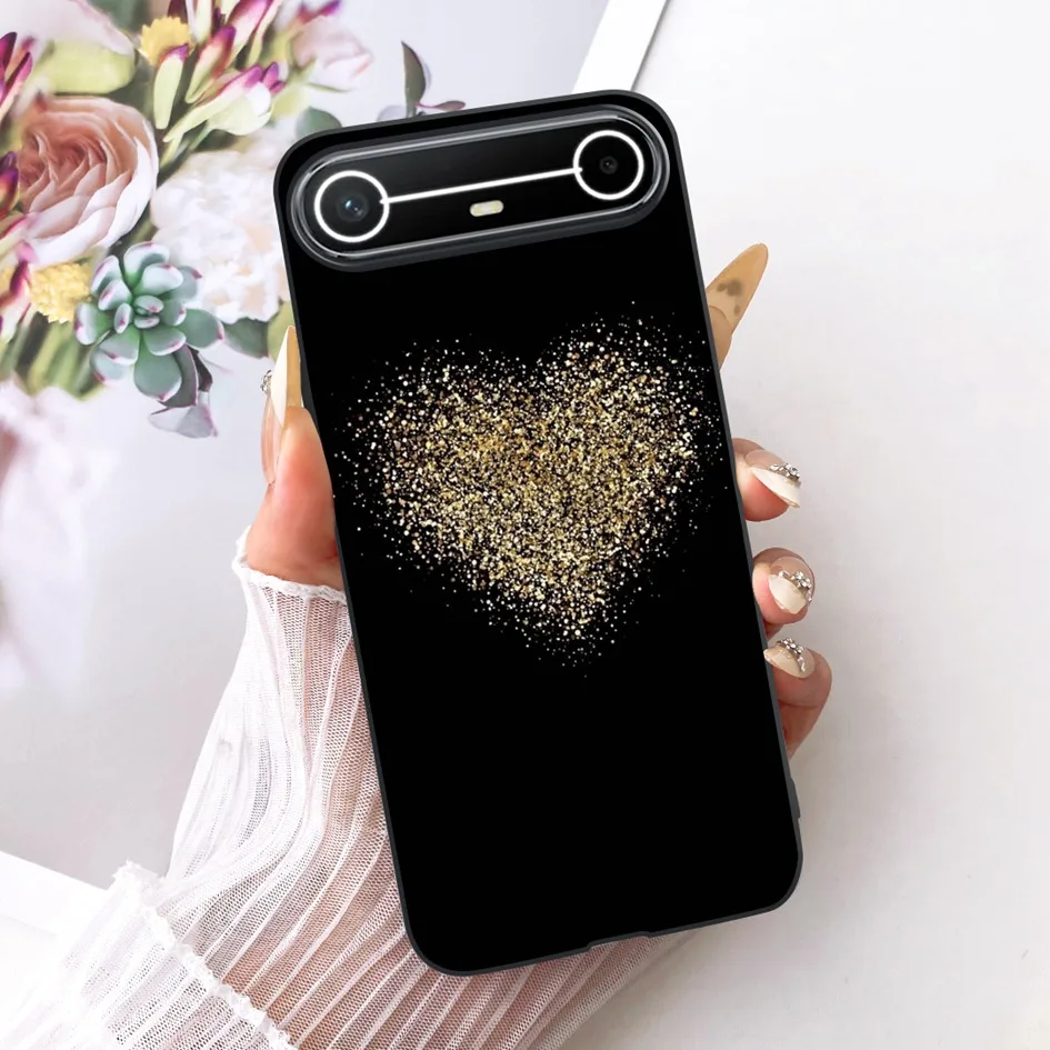 New Fashion Flower Bowknot Soft Silicone Protective Bumper Case - Slim Design