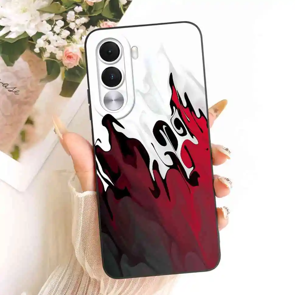Cartoon Cat & Cute Dog Silicone Back Cover - 6.8 Premium Protective Phone Case