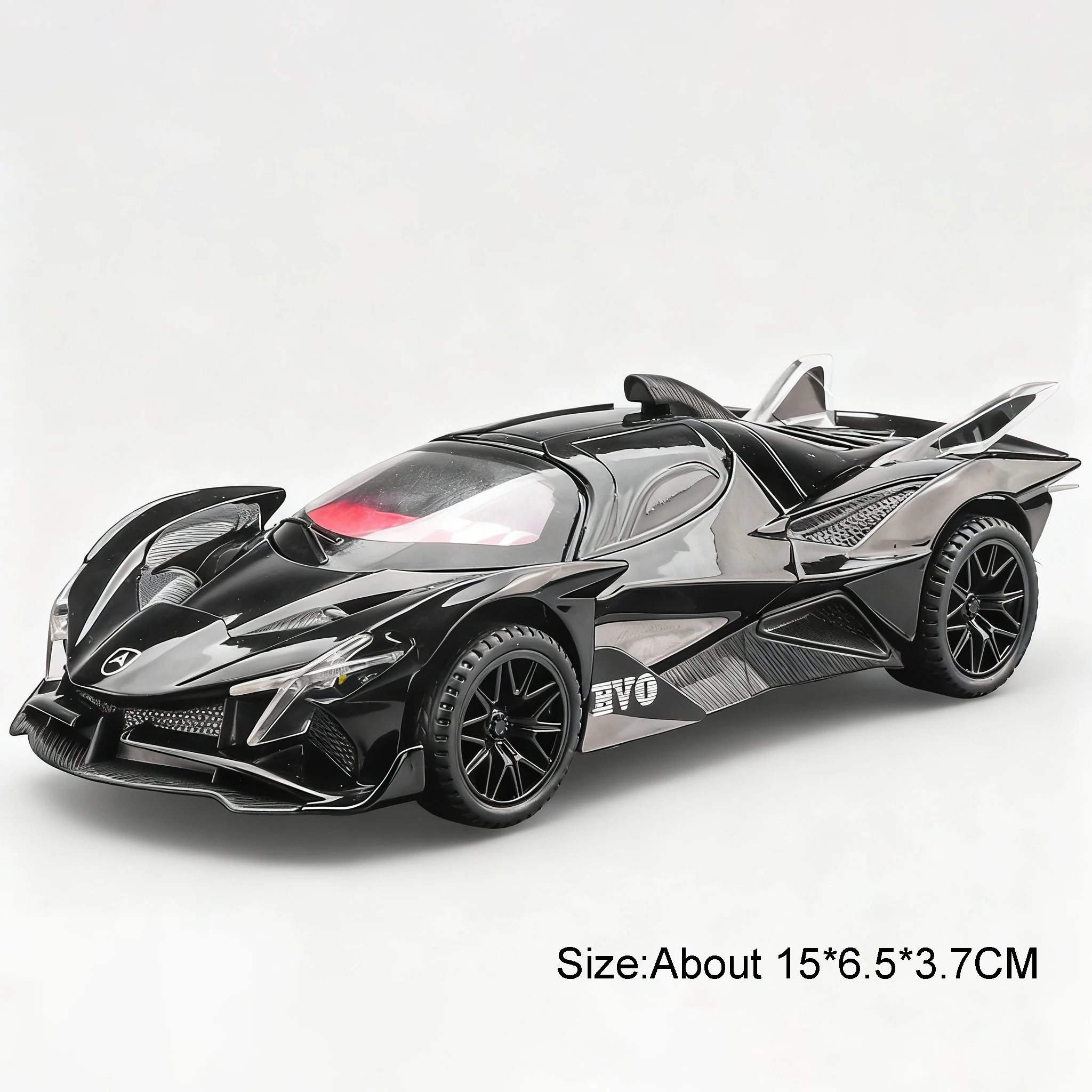 1:32 Diecast Alloy Car with Sound, Light & Rear Wheel Return Force – Doors Open Miniature Supercar Fashion Gift