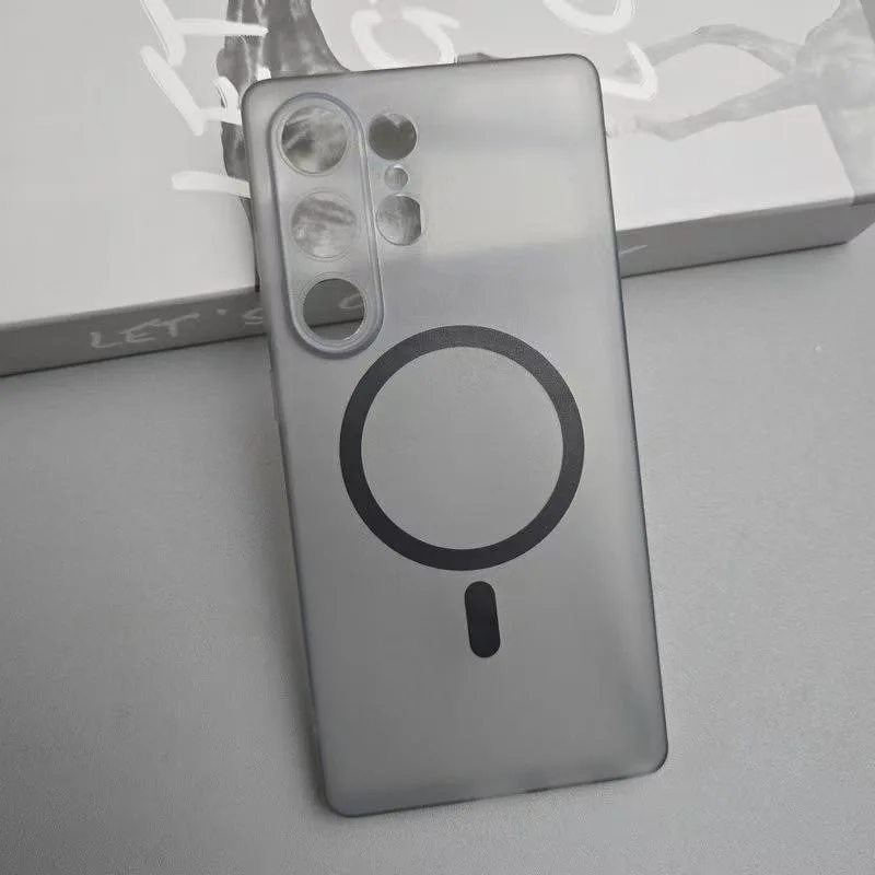 Ultra Thin Soft TPU Case with Magnetic Wireless Charging and Camera Protection