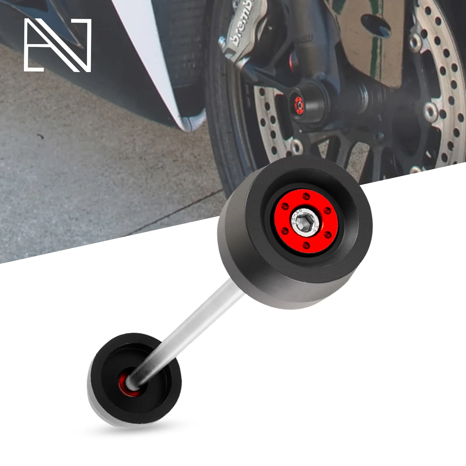 

Motorcycle Accessories Front Axle Slider Wheel Protection Crash Protector For Ducati Scrambler 400 800 Multistrada 950