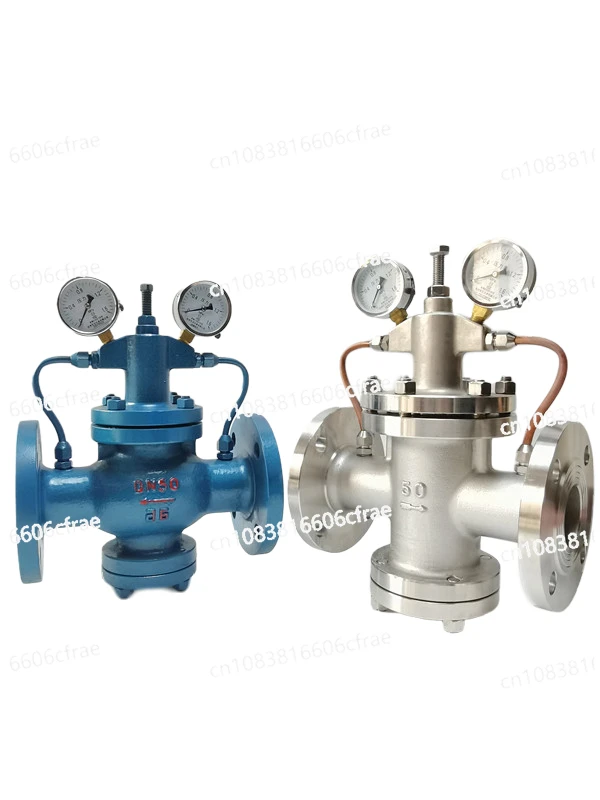 

Stainless steel 304 gas pressure reducing valve oxygen natural gas nitrogen pilot piston type