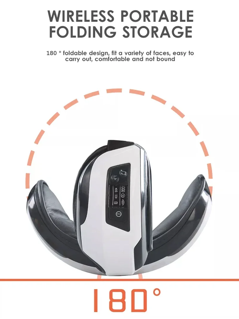 مدلك العين الذكي الكهربائي ، ضغط الهواء ، بلوتوث ،...