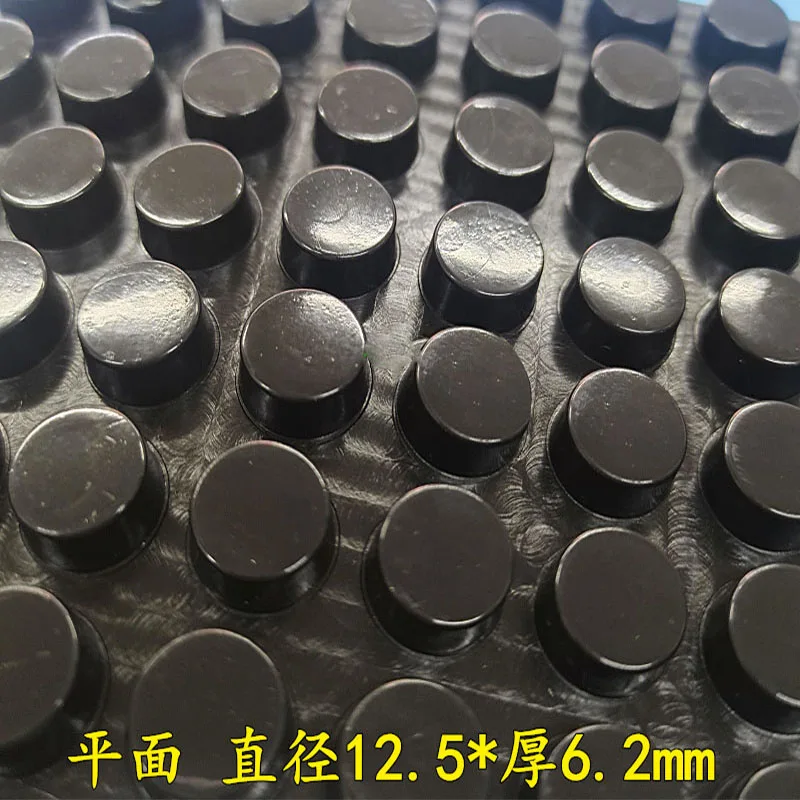 64Pcs 12.5*6.2MM SELF-ADHESIVE SILICONE RUBBER FEET PADS NON-SLIP DOOR STOPS SHOCK ABSORBER FURNITURE CORNER FEET PAD