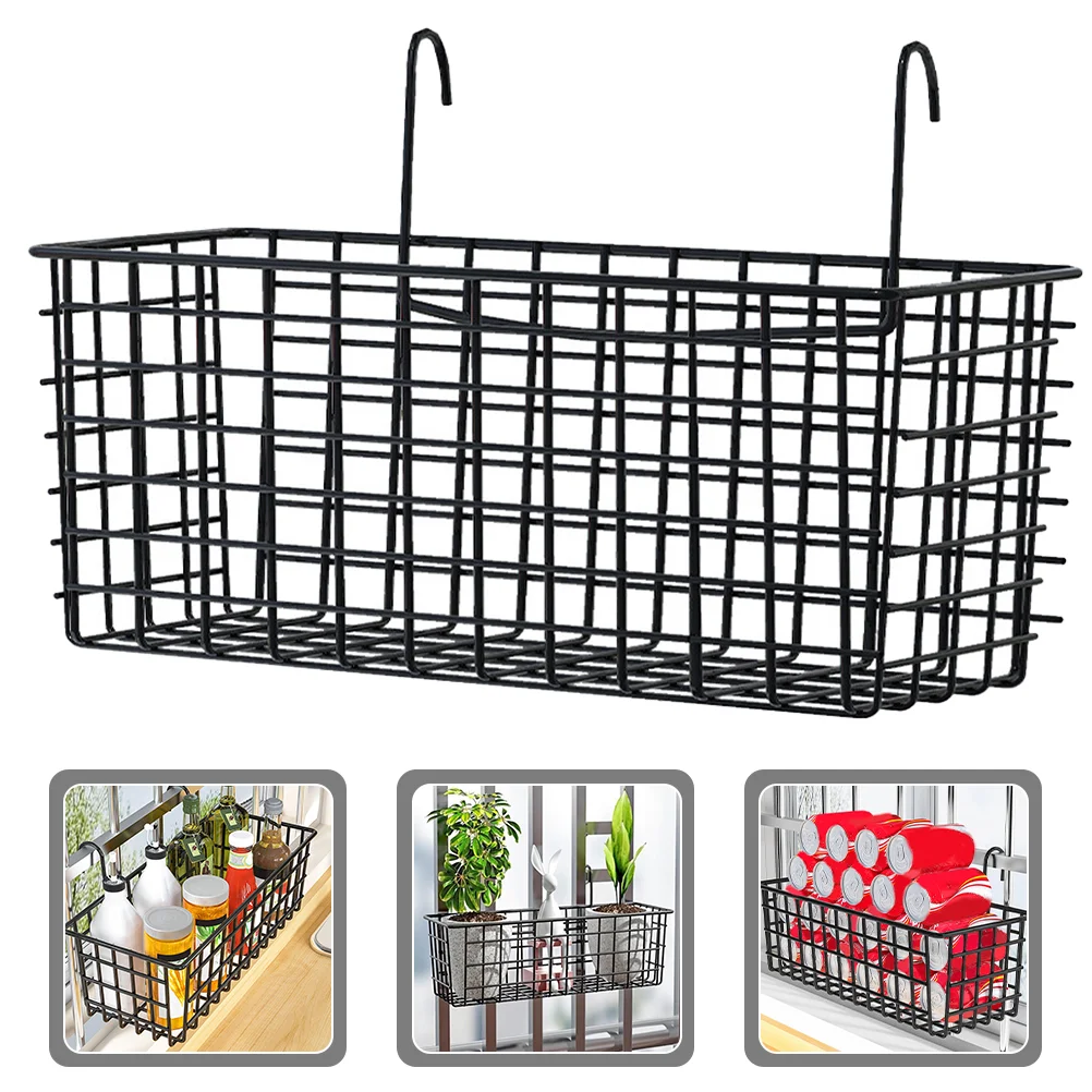 

Hanging Wire Basket Kitchen Wire Basket Hanging Storage Organizer for Bathroom Kitchen