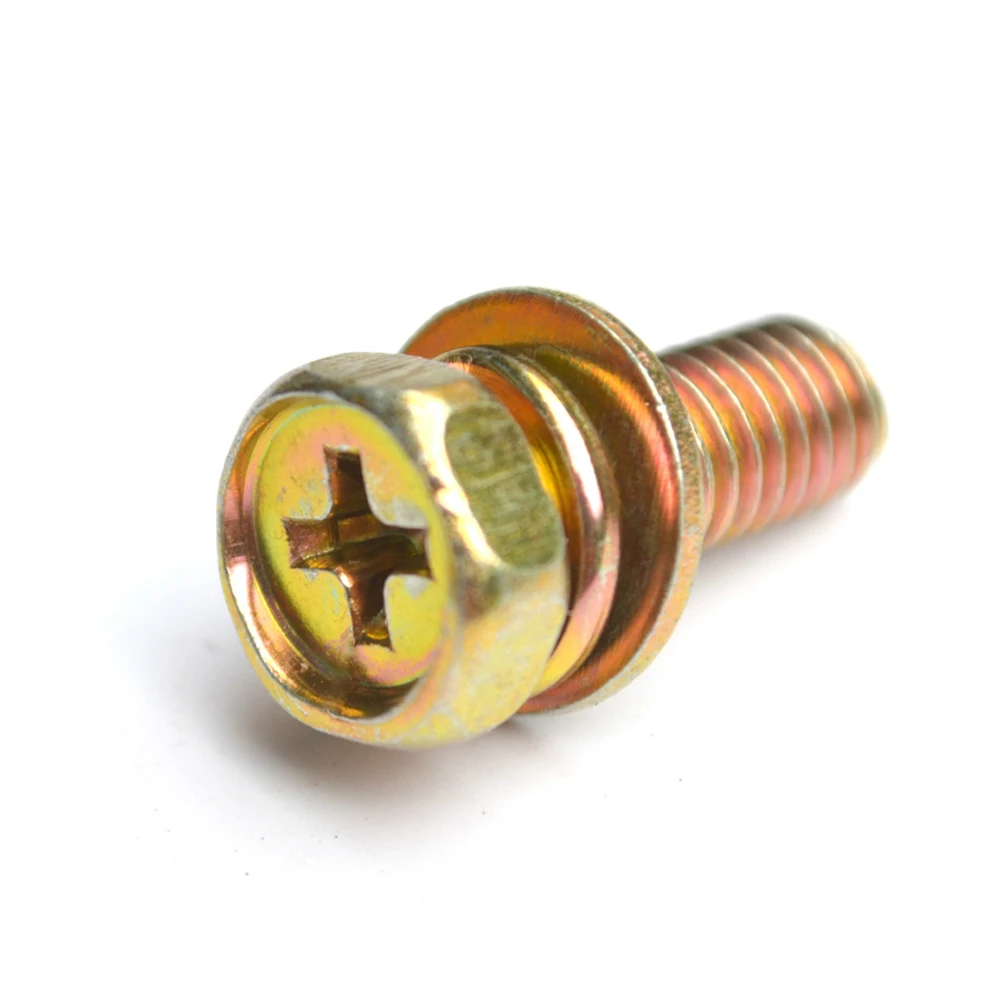 1 Set Motorcycle Scooter Dirt Bike Battery Terminal Nut and Bolt Screws M5x10mm for 4Ah 5Ah Universal Motorcycles Accessories