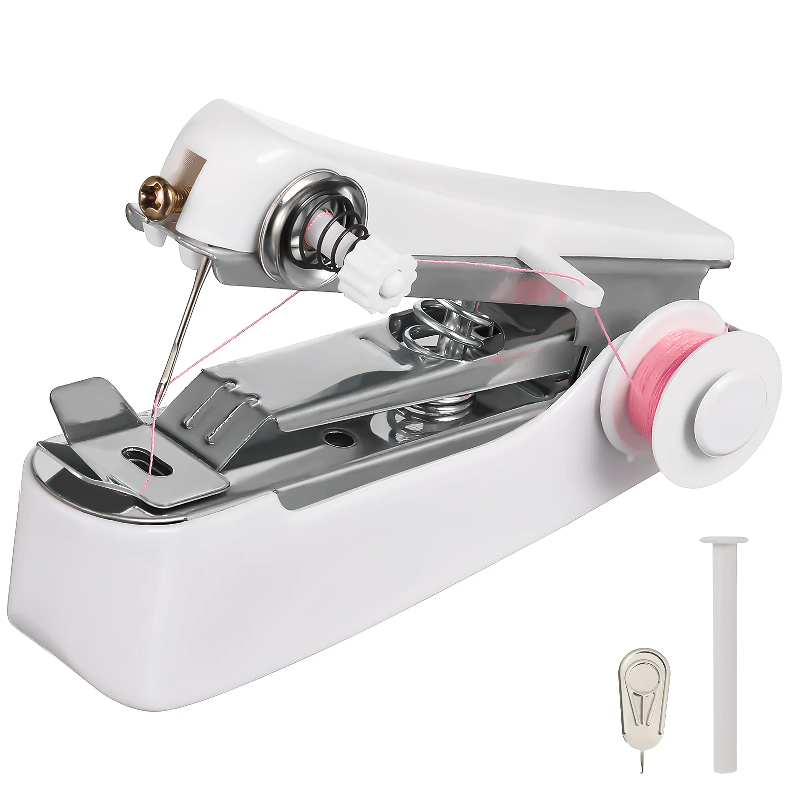 

Mini Sewing Machine Handy Manual Stitching Machine Home Quick Repairing Sewing Machine
