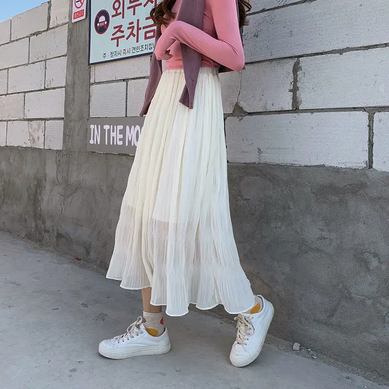 Long Skirt White Mesh Tutu Skirt Clothing White Tulle Mesh Midi