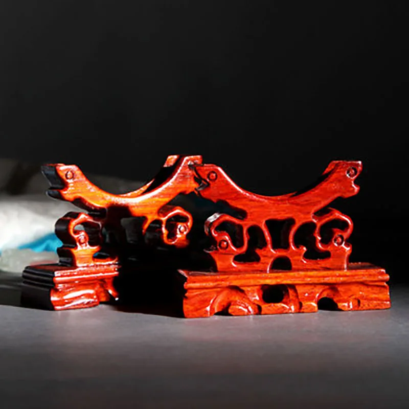 Solid Wood Bracelet Frame, Antique Jade Display Frame, Antique Photography Props, Safety Buckle Base, Chinese Style