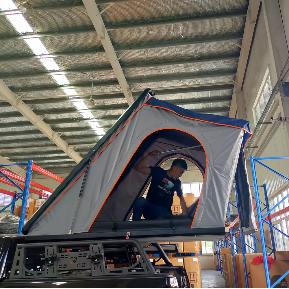 

Outdoor Waterproof Car Camping Large Inside Room Aluminium Hard Shell Roof Top Tent
