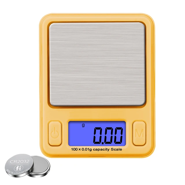 Precision Pocket Scale 200g x 0.01g, Digital Gram Scale Small Herb Scale  Mini Food Scale Jewelry Scale Ounces