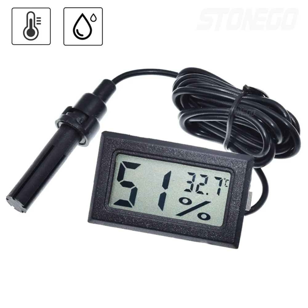 MiniLCDDigitalThermometerHygrometerHighPrecisionHousehold