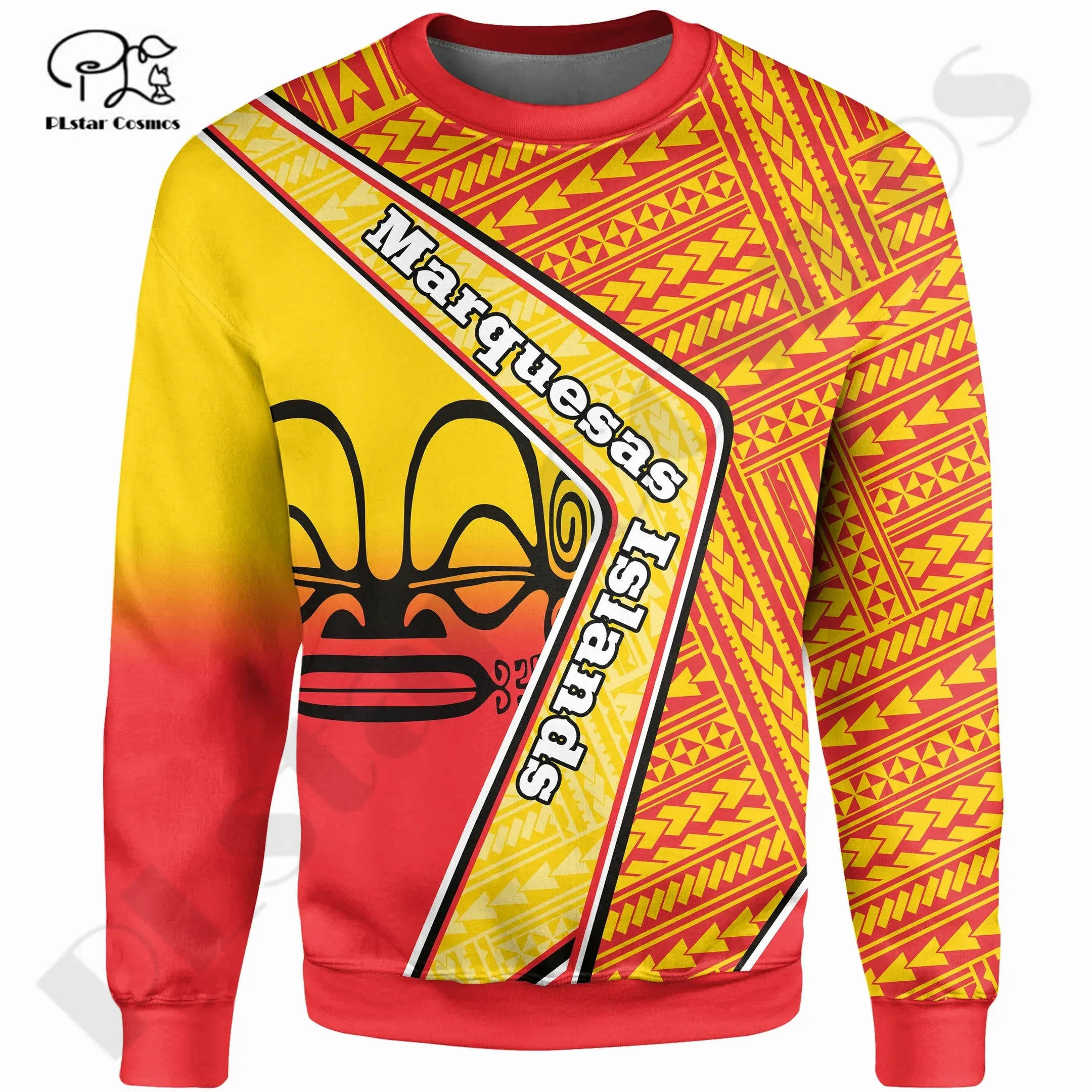 PLstar Cosmos 3DPrint Newest MARQUESAS ISLANDS Polynesia Tribal Harajuku Streetwear Casual Unique Unisex Hoodie/Sweatshirt/Zip-3