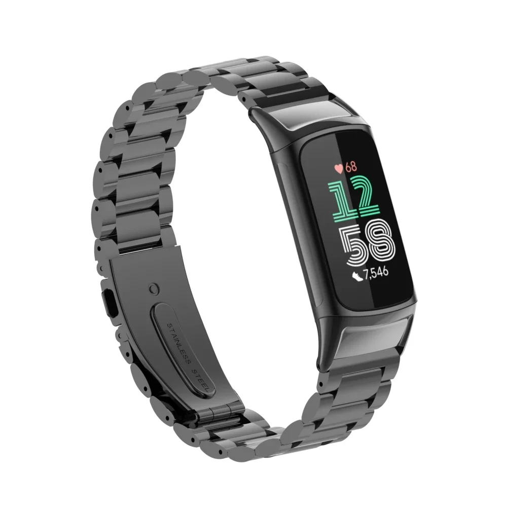 Premium Stainless Steel Adjustable Wristband - Elegant Metal Strap Bracelet Accessories