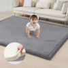 Carpet For Floor 2cm Thick Memory Foam Playpen Mat With Non-slip Bottom For Living Room Soft Velvet Minimalist Carpet Kids Rugs