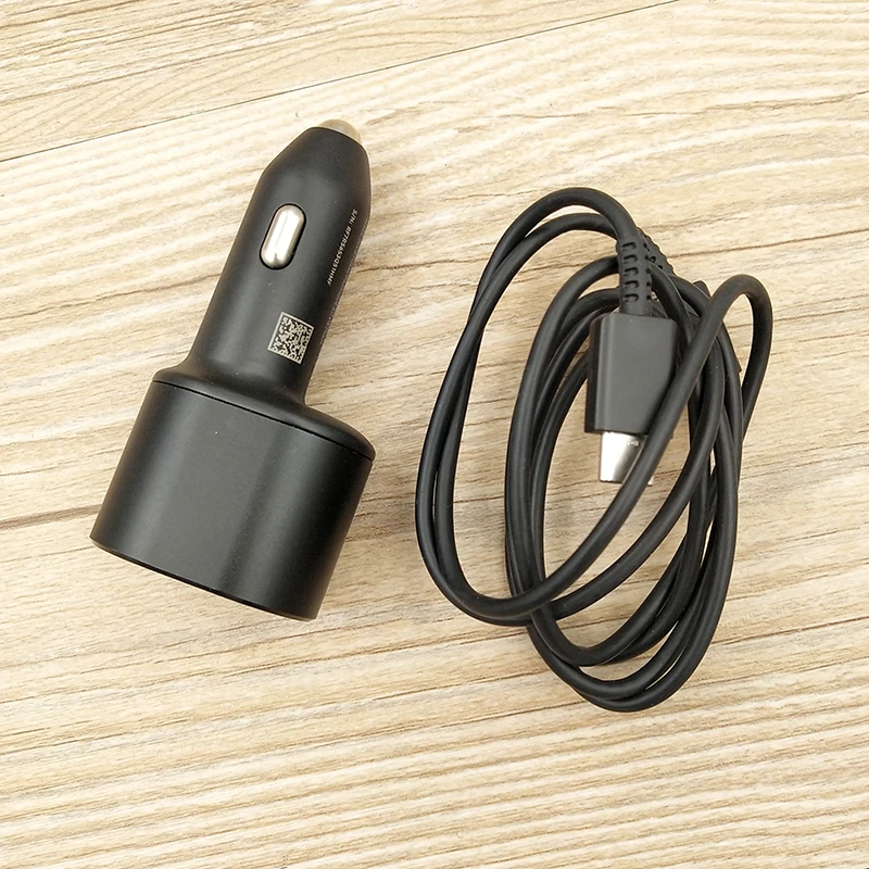 Samsung Caricabatteria Da Auto Doppio Super Veloce  45W 15w A Doppia Porta Usb C E Usb A 425309