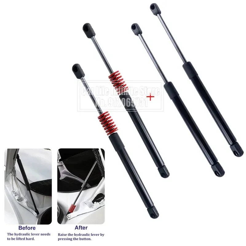 Car Trunk Engine Tail Gate Gas Spring Shock Lift Struts Support 2Pcs for Tesla Model 3