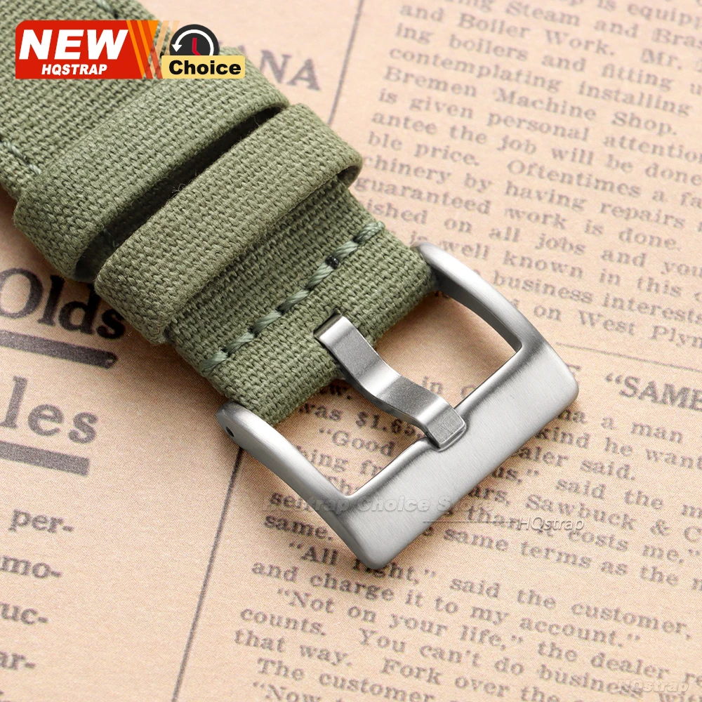 Universal Nylon Canvas Quick Release Watch Strap - Versatile and Stylish Wristband