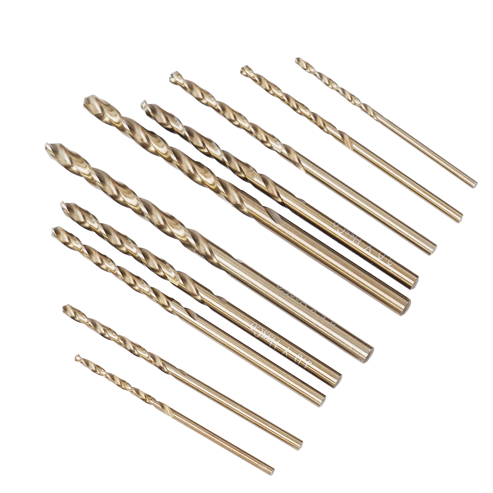 

Practical New 12pcs/set Drill Bit HSS M35 Cobalt 135 Degree Accessories Kits Heat Resistance Handheld Drill Press