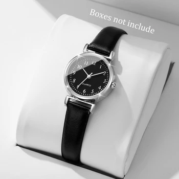 Fashion Small Dial Women Watches Simple Leather Band Analog Quartz Wristwatch