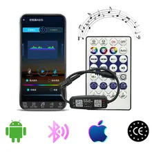 

WS2812B WS2811 Controller APP Music Bluetooth for WS2812 Pixel LED Strip Light SK6812 Light Strip 5V USB Remote Controller