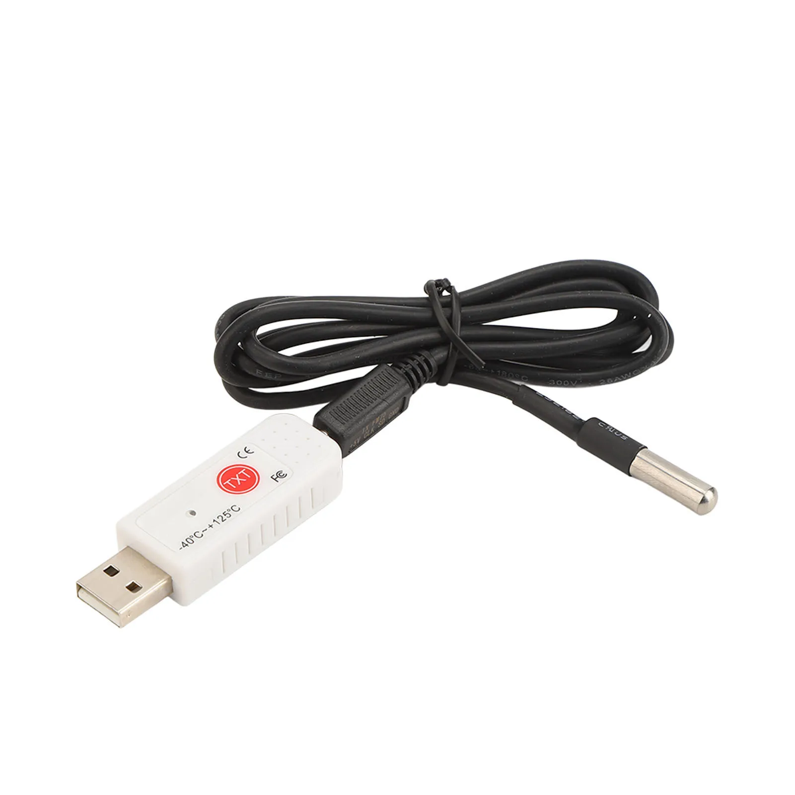 Usb Temperature Sensor Computer Temperature Recorder Warning Setting Hyperbola Display Real Time for Warehouse for Engine Room