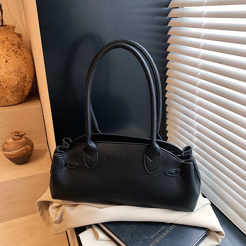 Simple Fashion PU Shoulder Bag for Women Spring Summer
