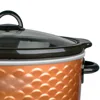 Scallop pattern 4.5 quart copper slow stew pot, kitchen appliances, household appliances, cooking, free transportation 4