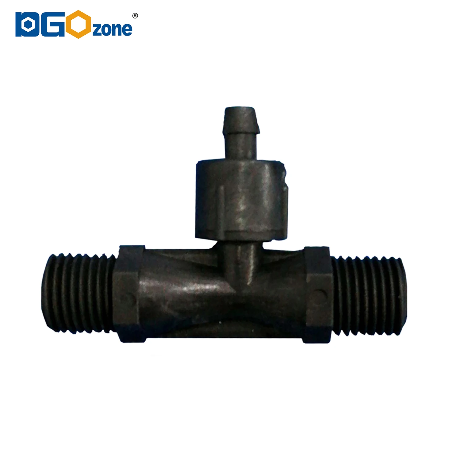 1/4" Plastic Venturi Injector with valve for mixing gas and liquid Injector BSP thread PVDF Venturi tube ozone proof KH-A12057 2